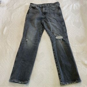 Lucky Brand Straight Leg Distressed Jeans (2/26)